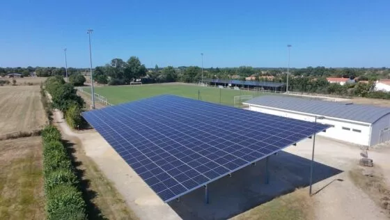 Ombrière centre sportif